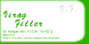 virag filler business card